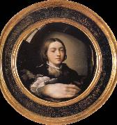 Francesco Parmigianino Self-portrait in a Convex Mirror USA oil painting artist